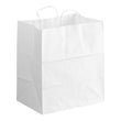 Load image into Gallery viewer, Choice 14" x 10" x 15 3/4" Natural Kraft Paper Customizable Shopping Bag with Handles - 200/Case