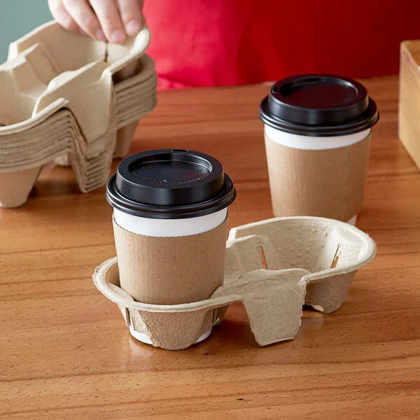 Pulp Fiber 2 Cup Carrier