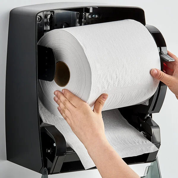 White Hardwound Paper Towel Roll, 800 Feet