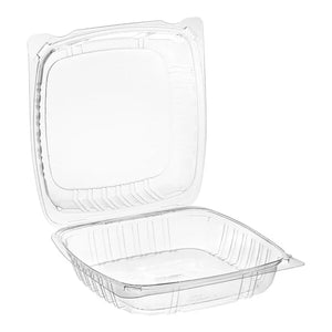 Clear Hinged PET Plastic Clamshell Container