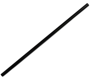 5.75" Jumbo Black Straw
